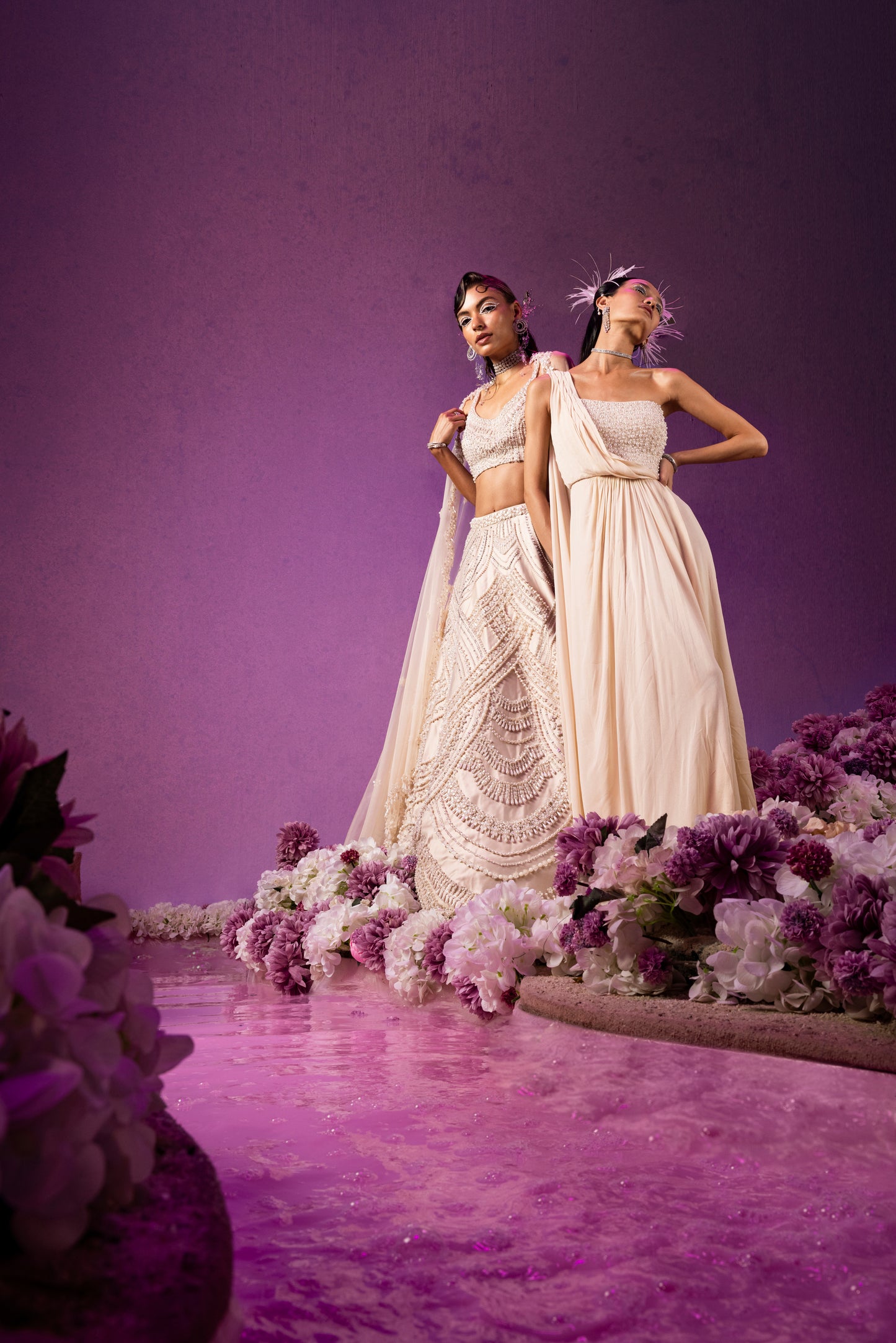 Queen of Pearl Lehenga Set