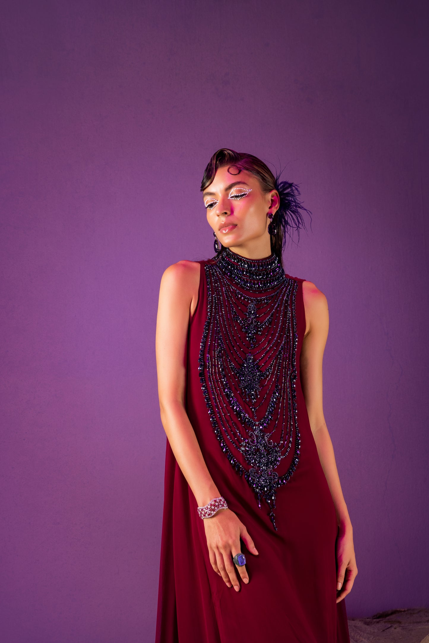 Marsala Pendant Mala Maxi