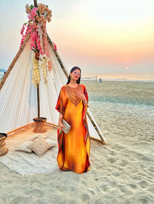 Hanna Khan in Our Sunkissed Kaftan