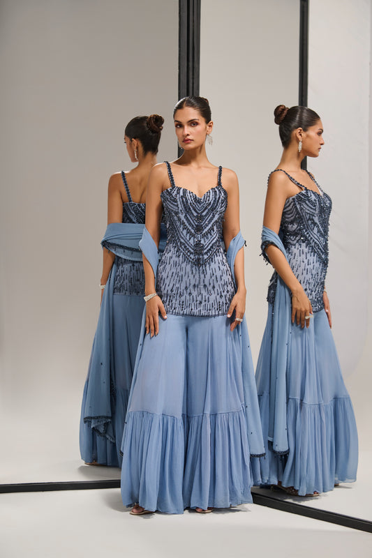 Corset Sharara set