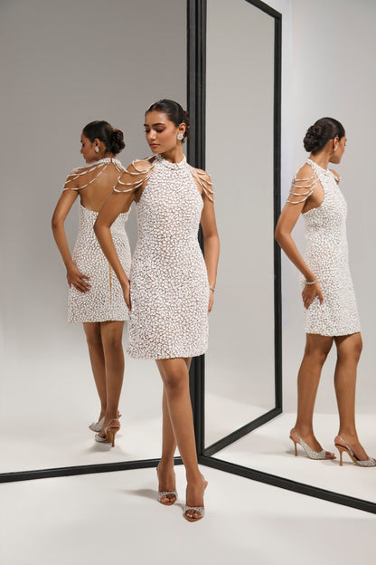 White mirror
 dress