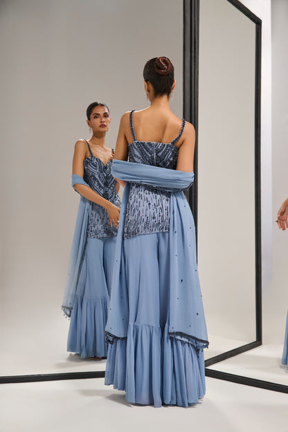 Corset Sharara set